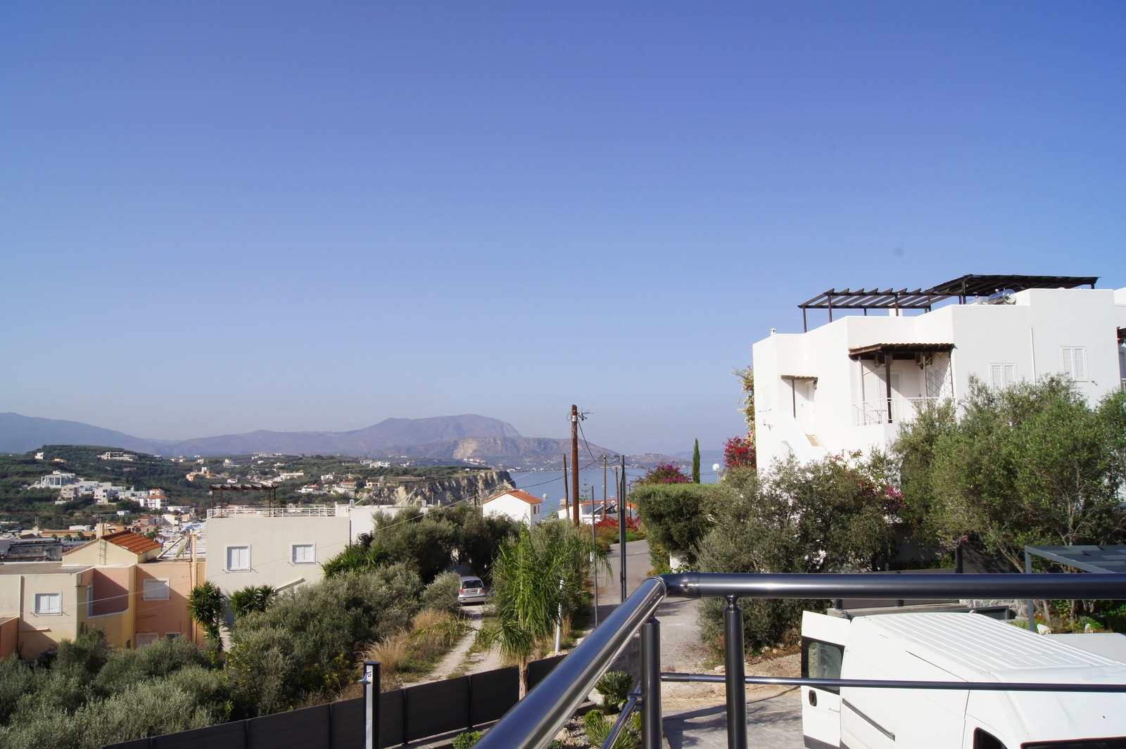 Utsikt fra balkong Galleribilde