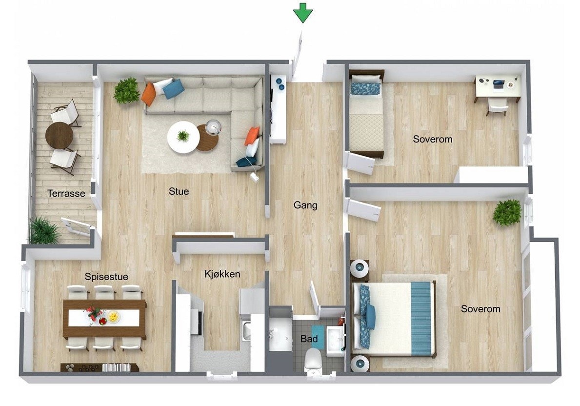 Planløsning Galleribilde