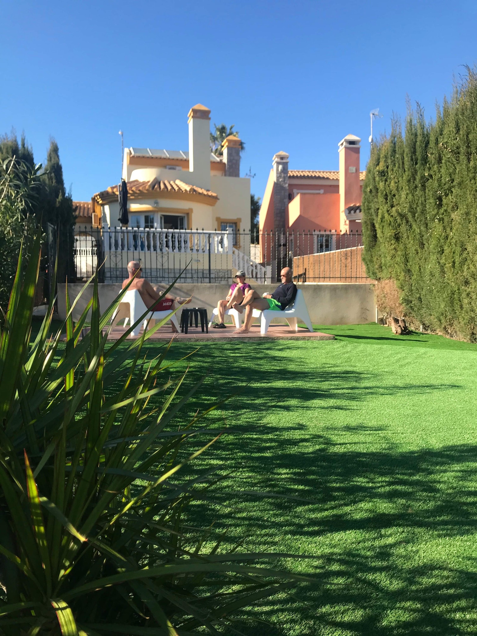 Flott uteområde Galleribilde