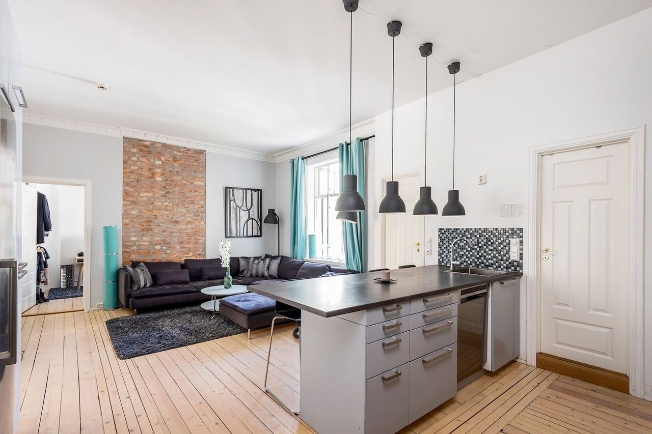 Stue/kjøkken Galleribilde