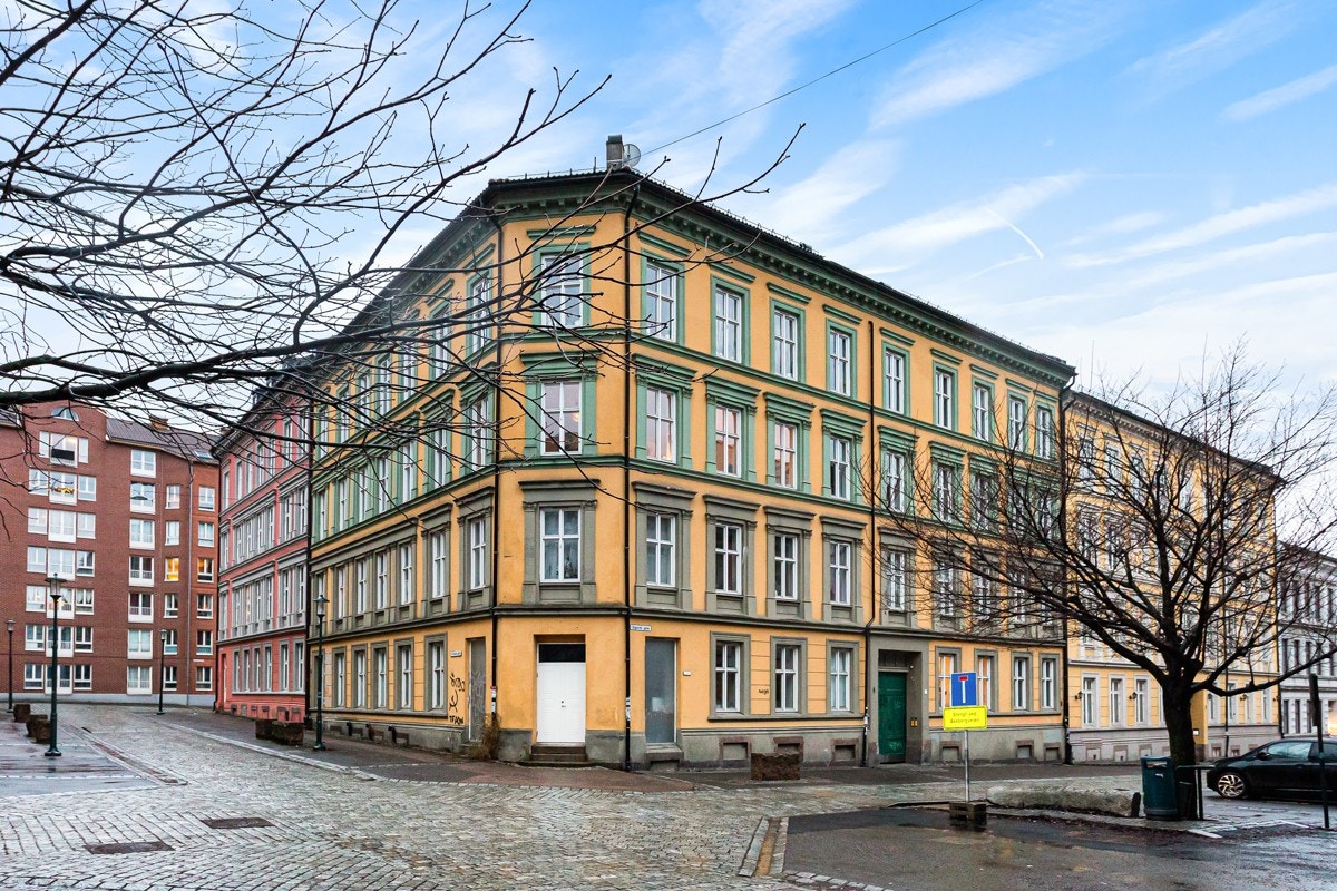 Fasade. Dette er en hyggelig miljøgate. Galleribilde