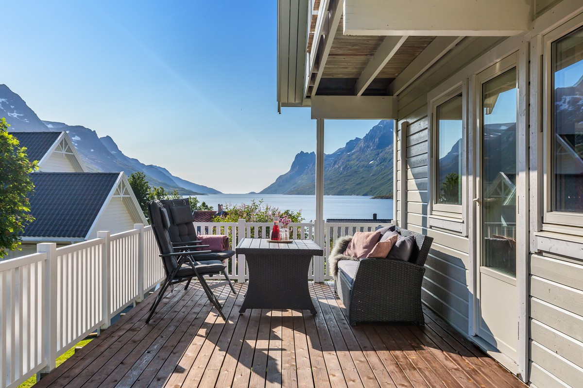 Fantastiske solforhold og utsikt!