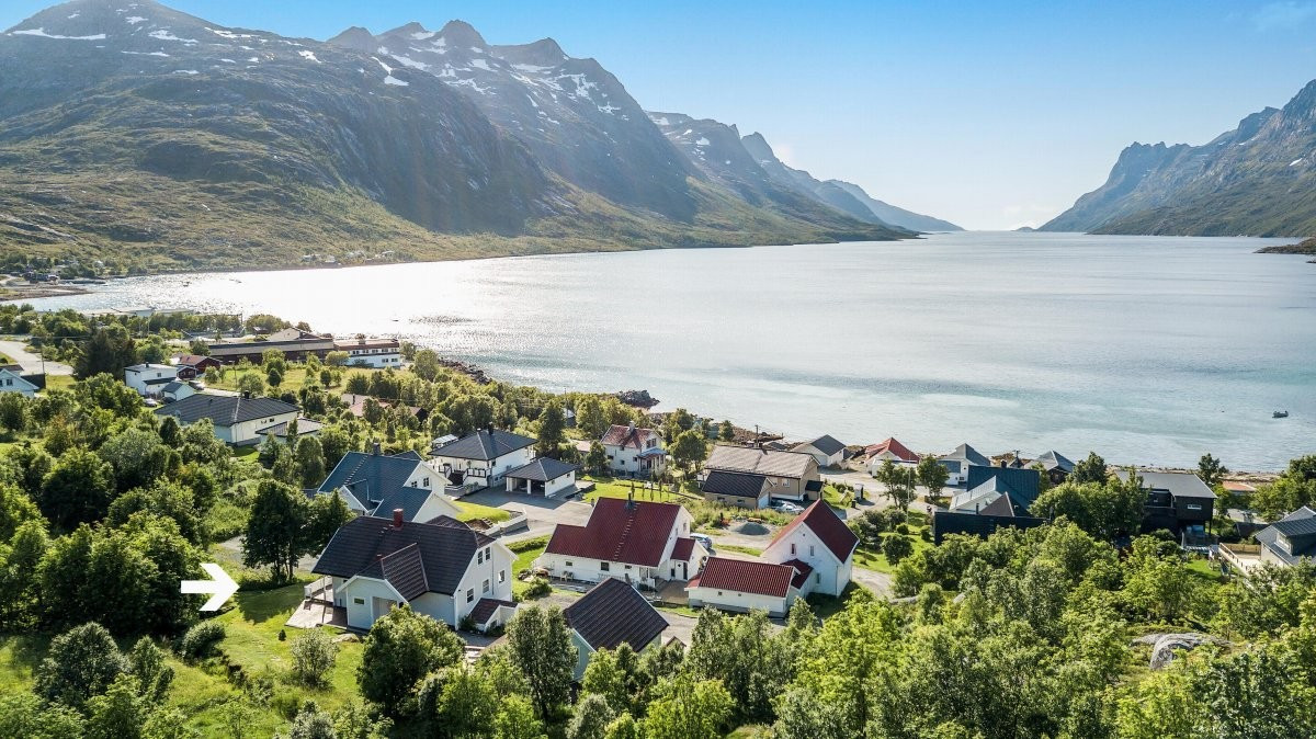 Kort spasertur fra bolig og til Bryggejentene