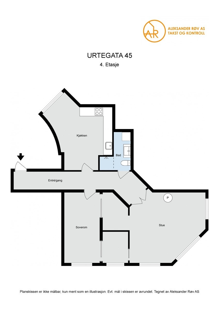 Planskisse Galleribilde