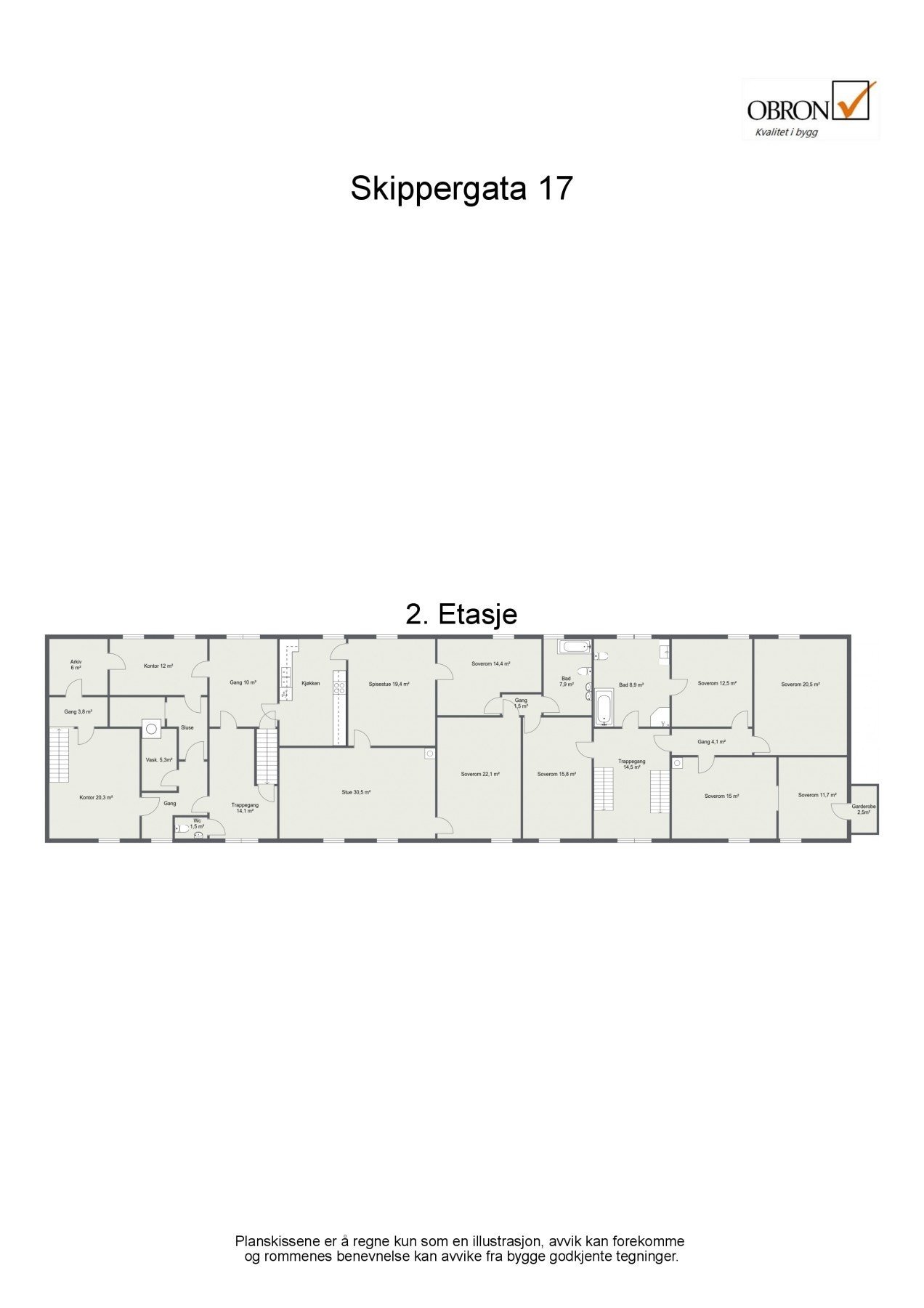 Planløsning 2.etg Galleribilde