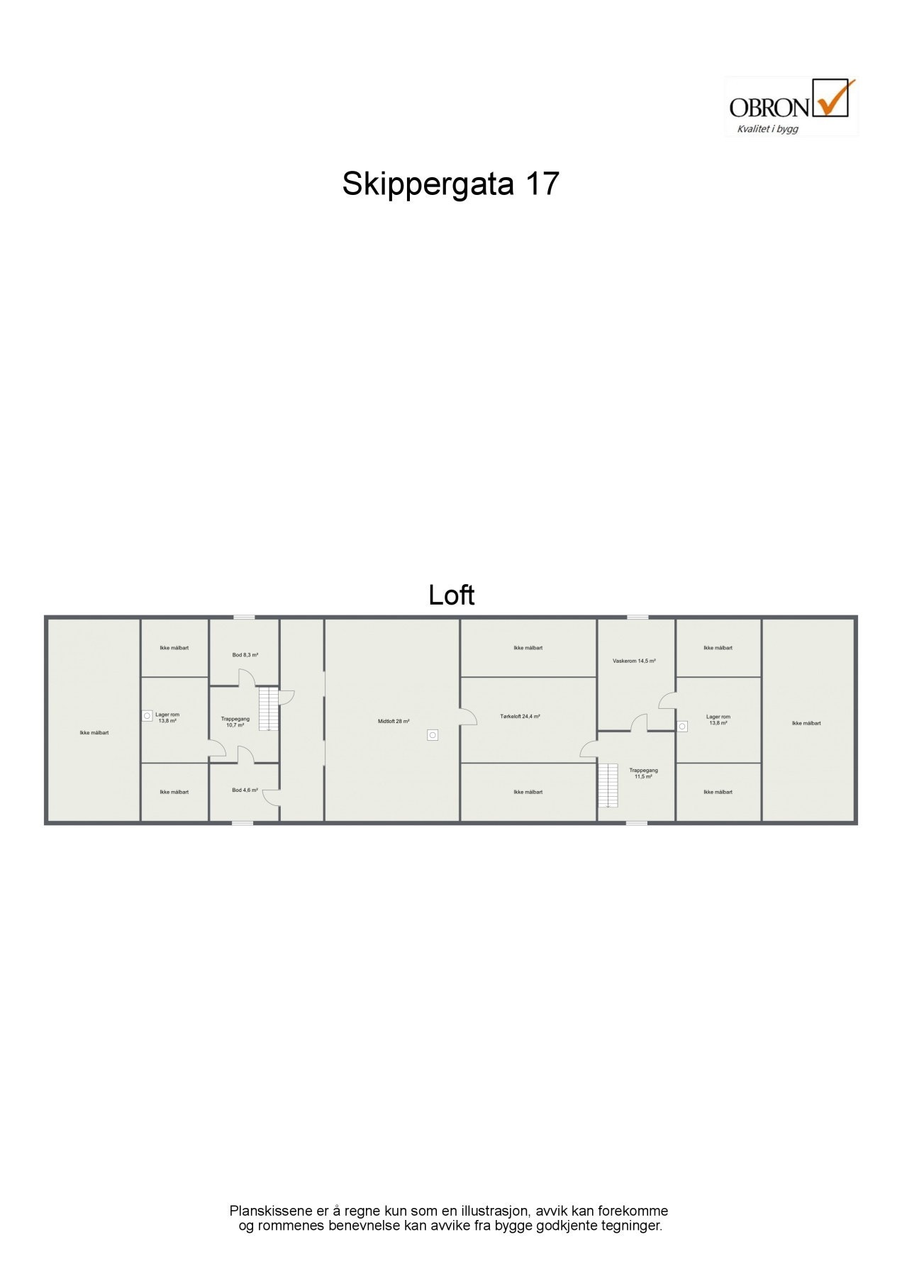 Planløsning loft Galleribilde