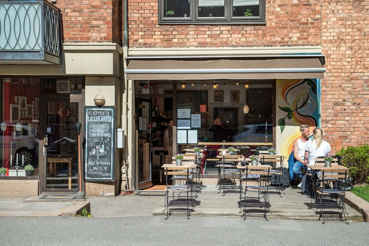 Lille Kampen kafe Galleribilde