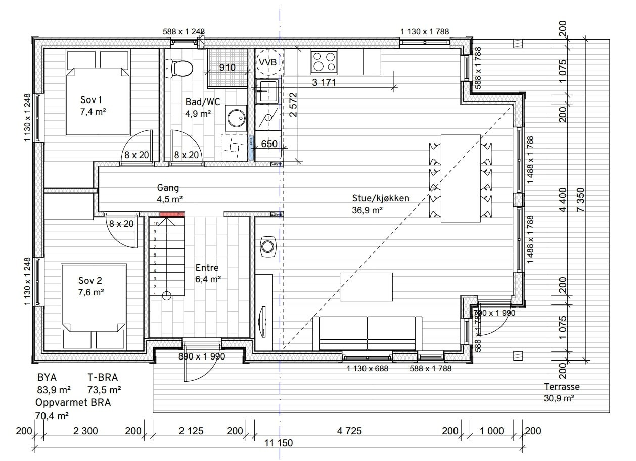 Grunnplan. Galleribilde