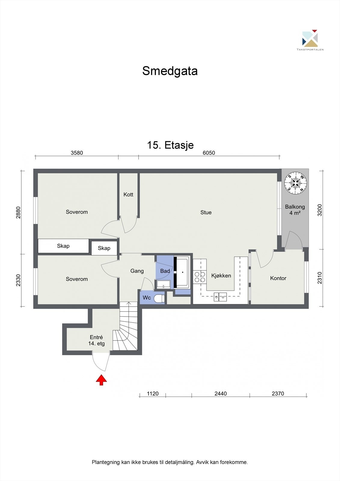 Plantegning Galleribilde