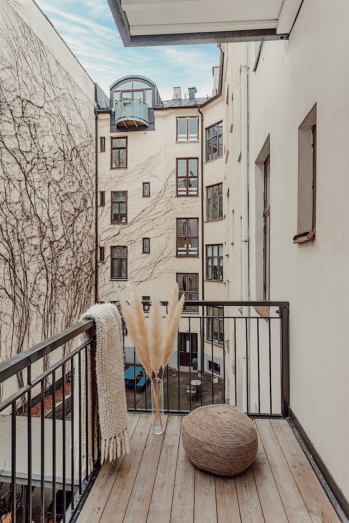 Balkong ut fra soverommet Galleribilde