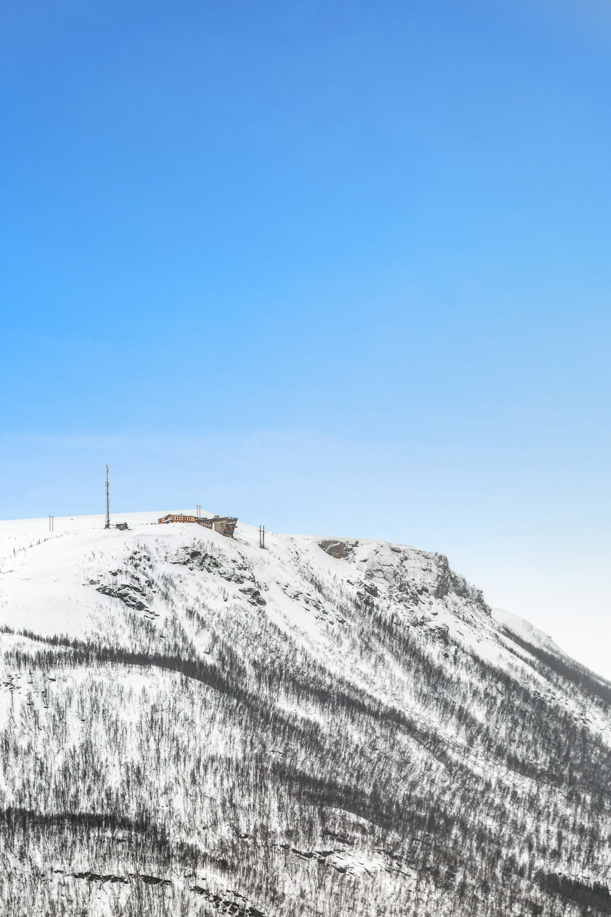 Flott utsikt mot Fjellheisen