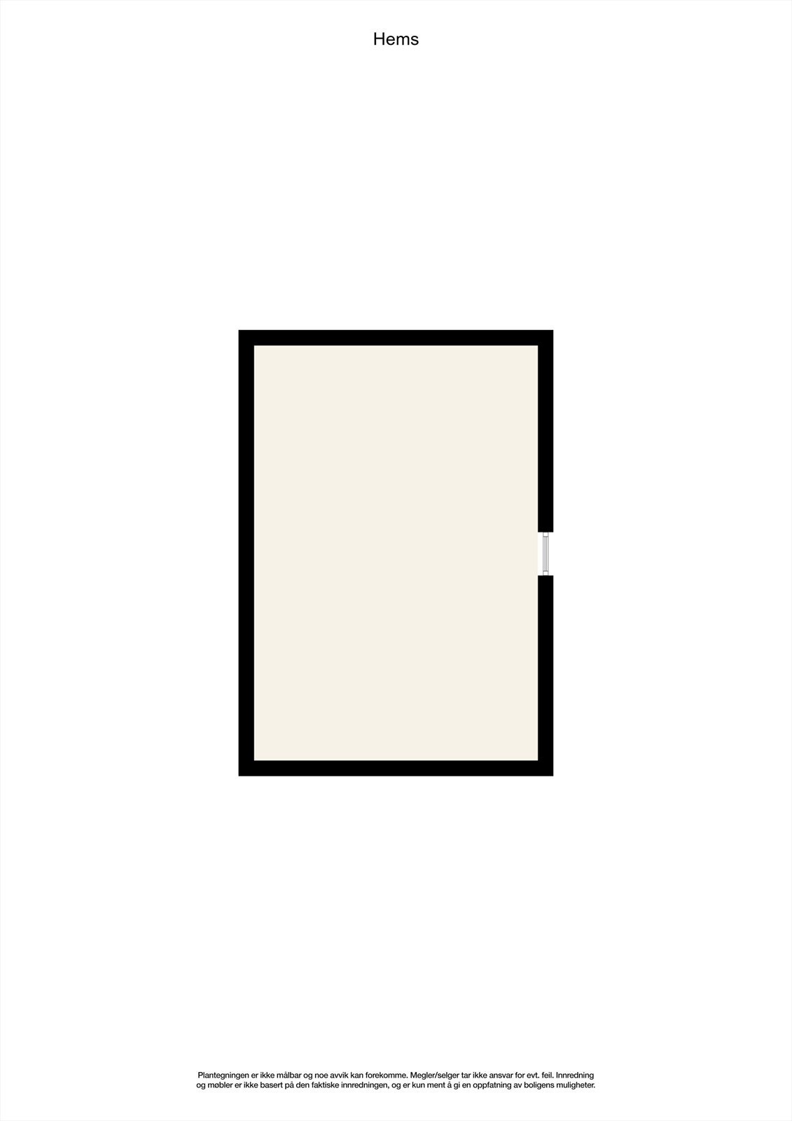 Plantegning loft Galleribilde