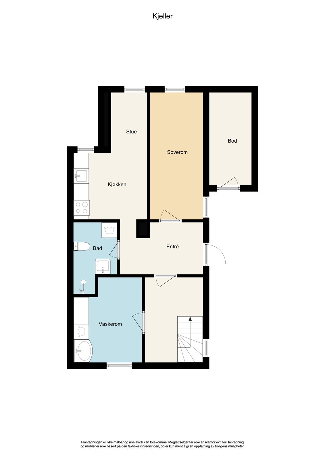 Plantegning kjeller Galleribilde