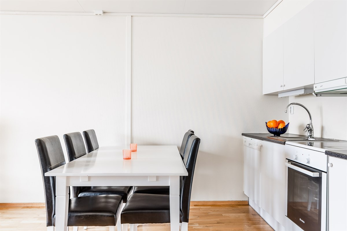 Plass til spisebord