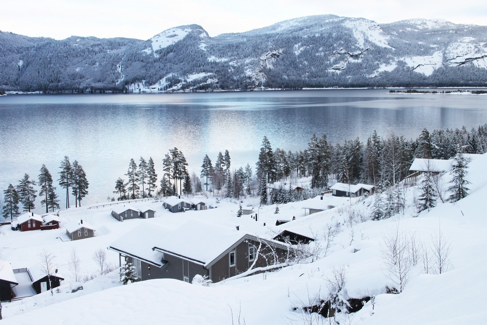 Vinter i hyttegrenda Galleribilde