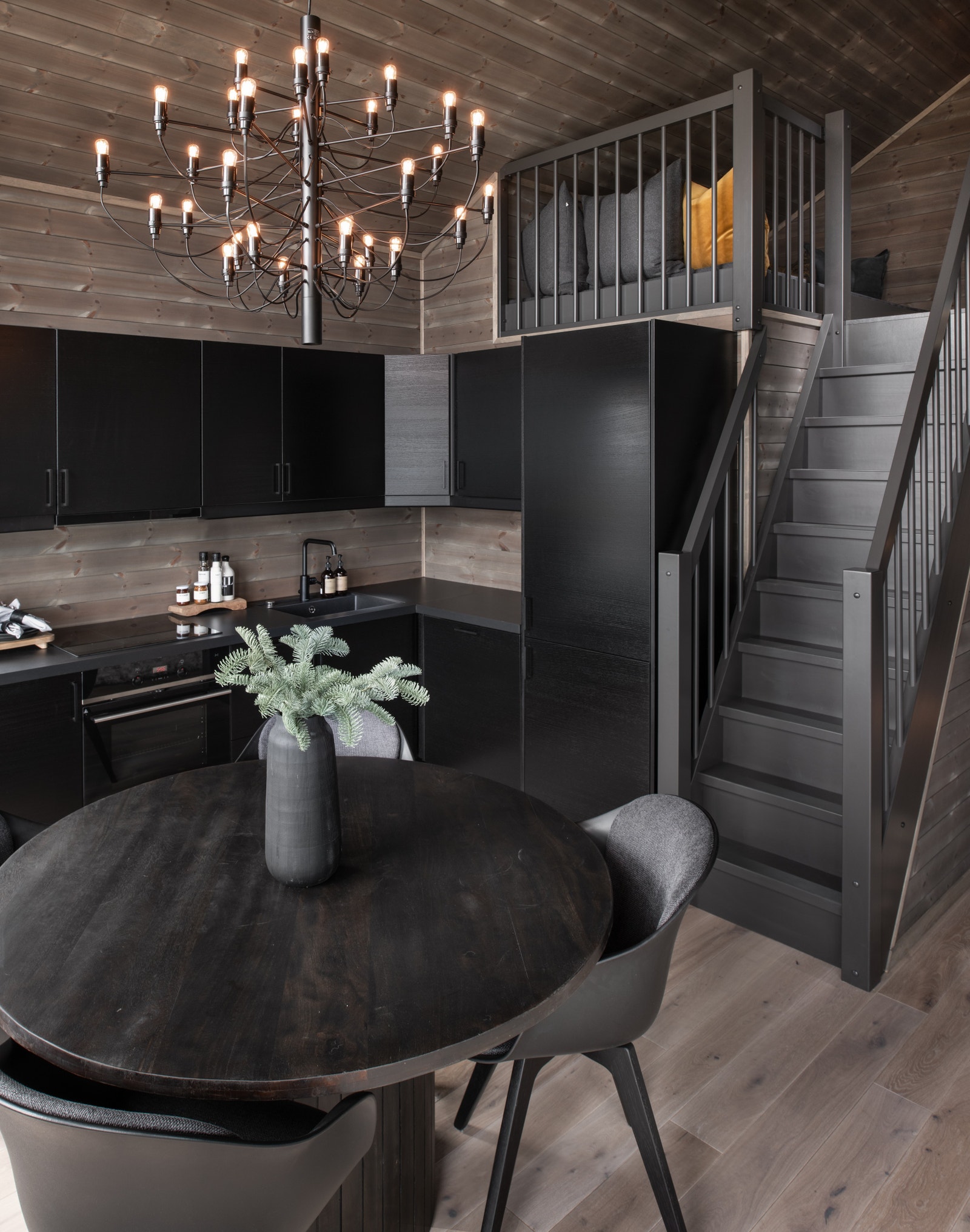 Bilde fra hytte med "Lodge-pakke". Galleribilde
