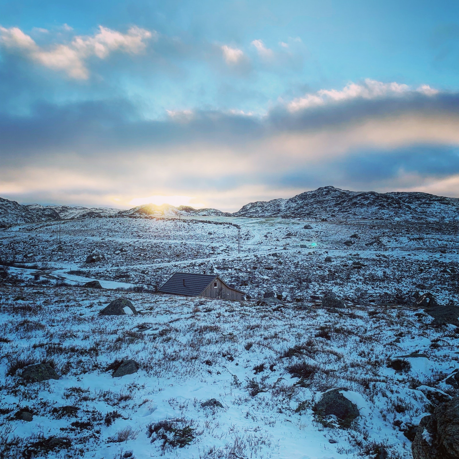 Tidlig vinterstemning Galleribilde