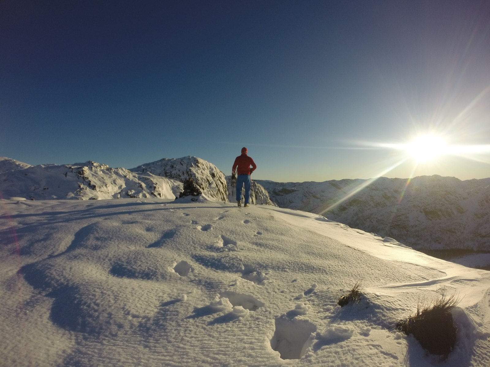 Gode snøforhold høyt til fjells Galleribilde