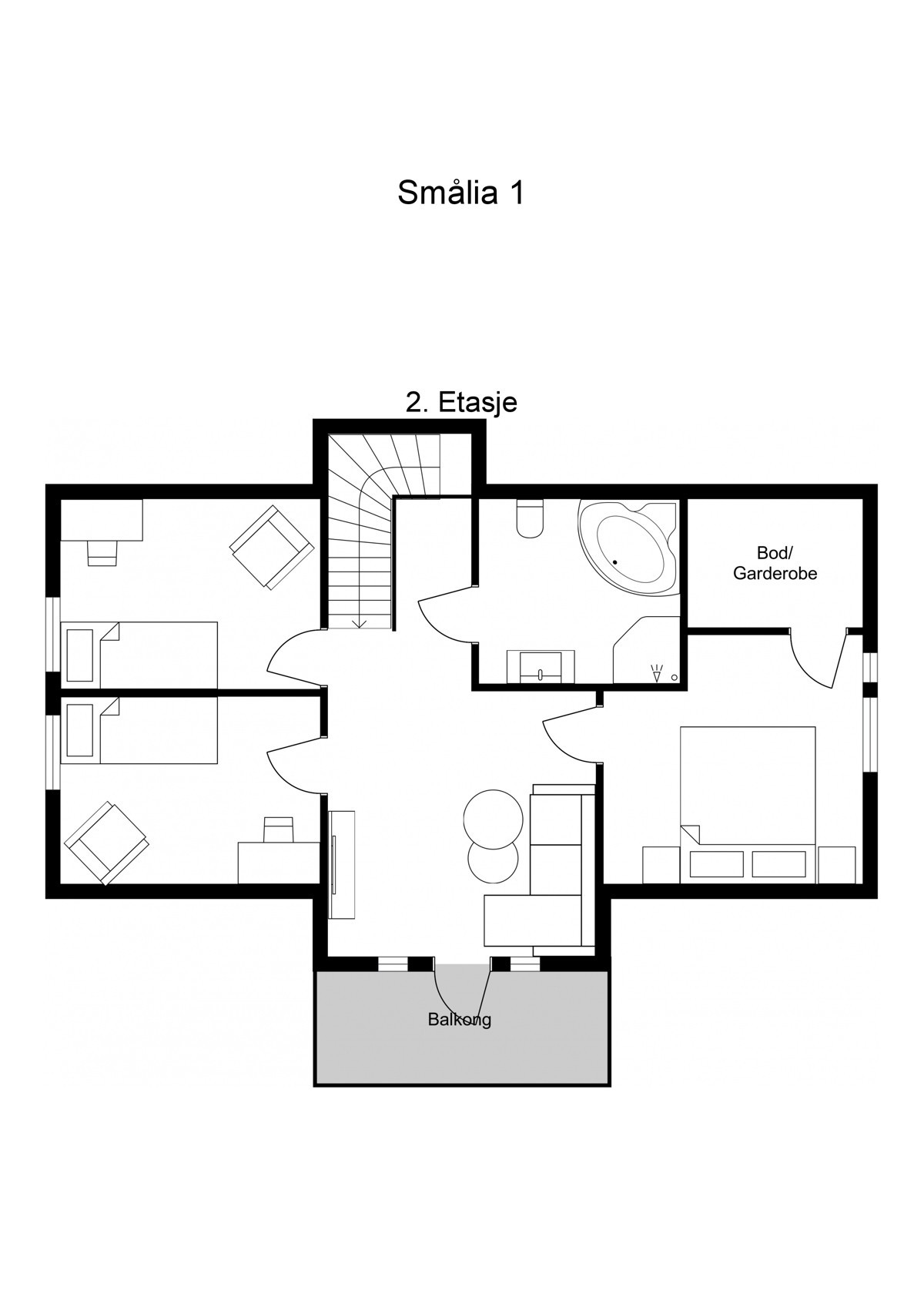Planskisse 2. etasje