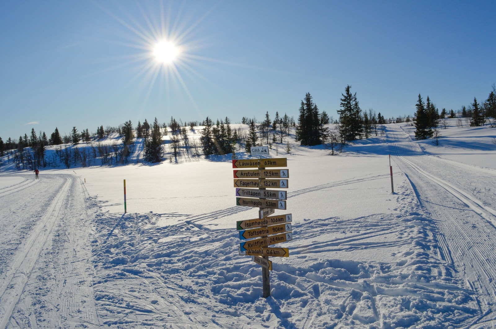 Gålå er en del av et sammenhengende løypenett på hele 630km. Galleribilde