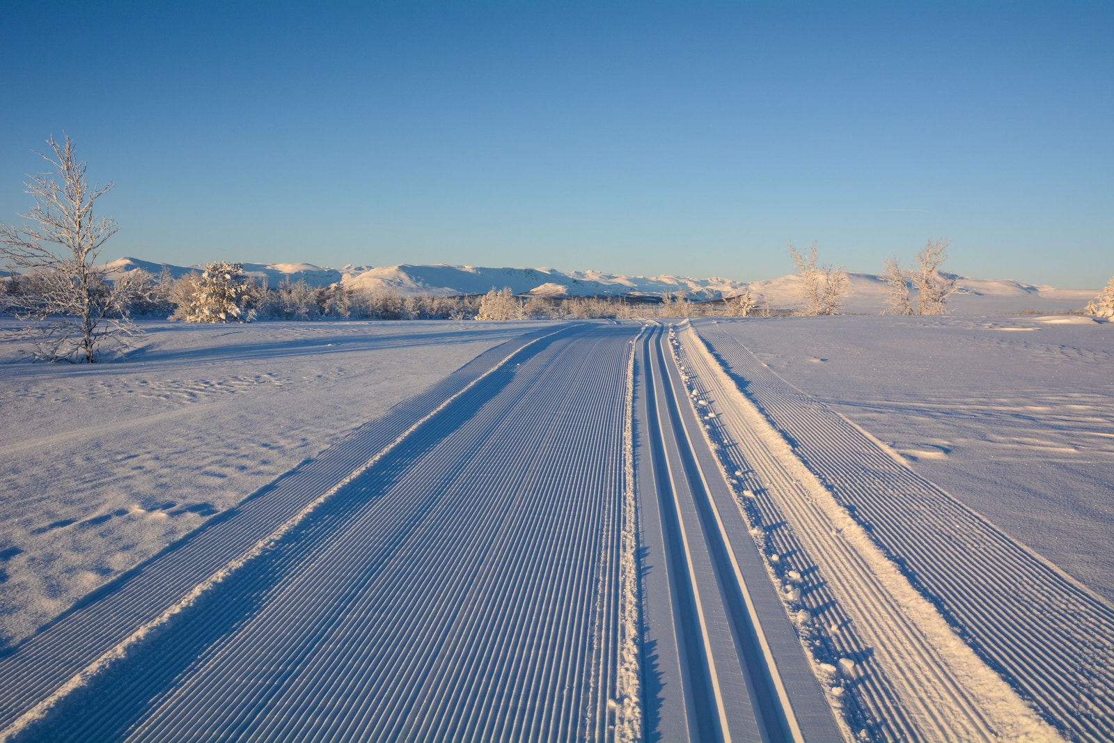 Bakenfor hyttefeltet er det utsikt rett inn i Jotunheimen. Foto: Anne Mari Lo. Galleribilde