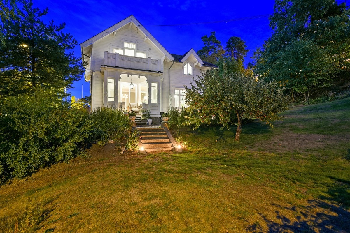 Hagen er romslig og har godt med boltreplass. Galleribilde