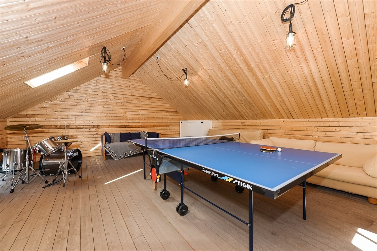 Dette er fra det isolerte loftsrommet over garasjen. Galleribilde