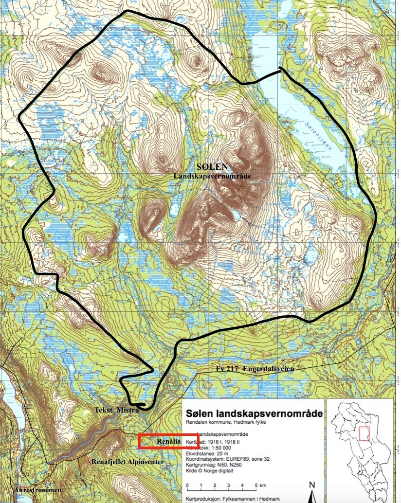 Sølen og Renåfjellet Alpinsenter. Midt mellom disse stedene ligger Renålia, trygt og godt! Bygg ditt drømmested her, og du vil ligge midt i smørøyet for spennende "ekspedisjoner"; gjennom hele året. Galleribilde