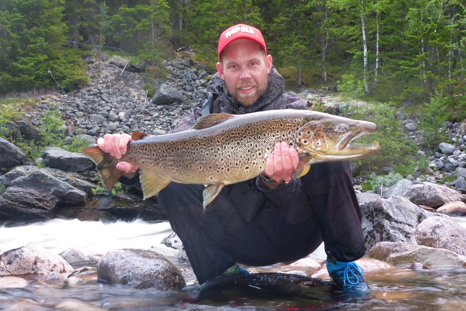Mistra er viden kjent for sitt gode fiske etter storvokst ørret, i en meget variert elv som passer de fleste sportsfiskere.
foto: Inge Rønning Galleribilde