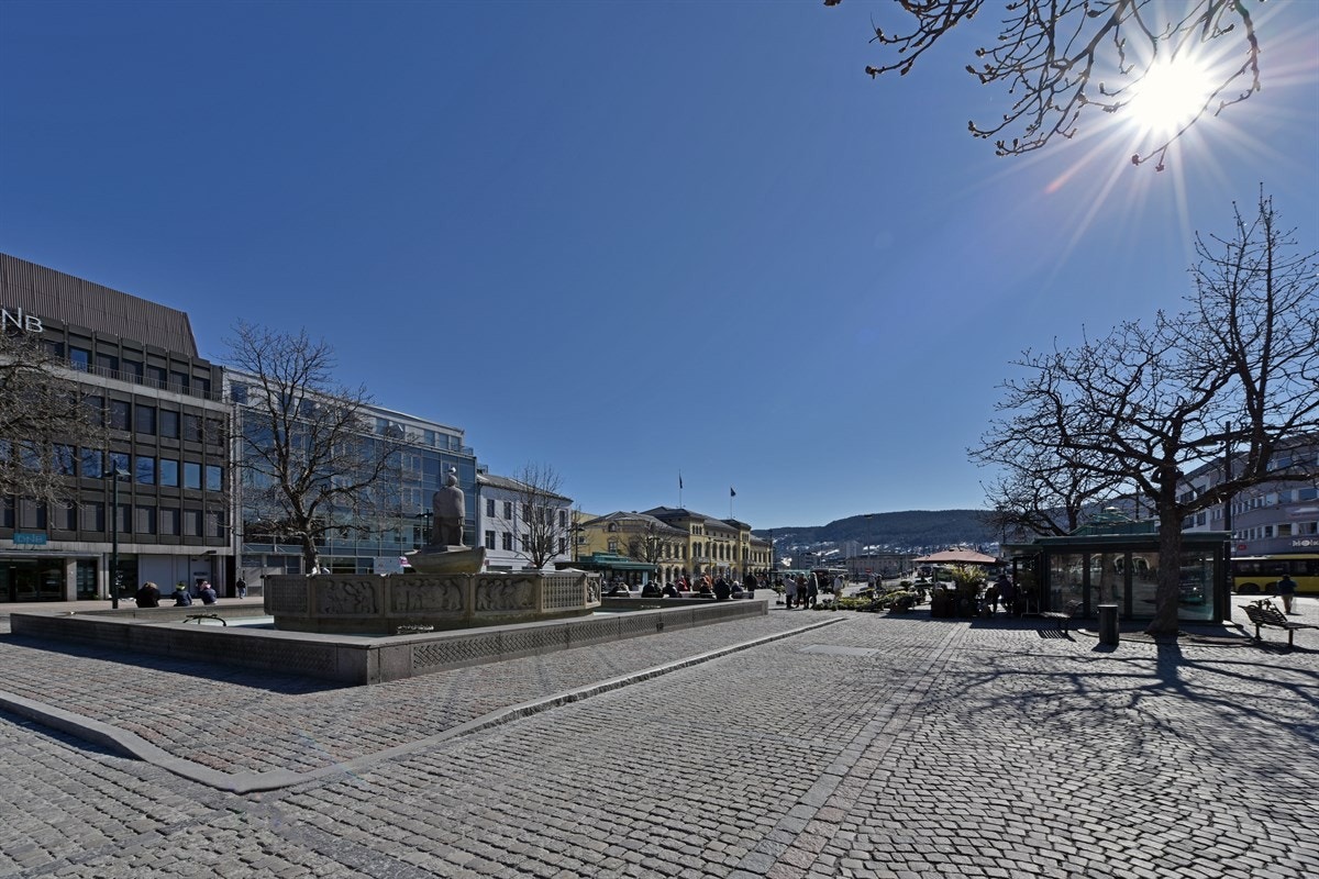 Fra Bragernes Torg. Galleribilde