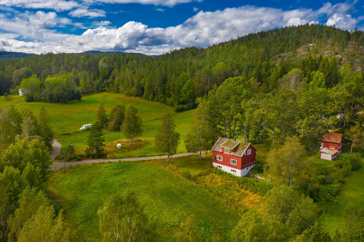 Tomten er på ca. 1,5 mål. Galleribilde