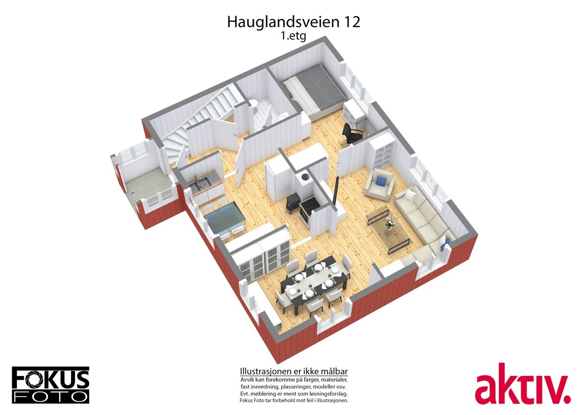 Aktiv 3D - 1. etasje Galleribilde