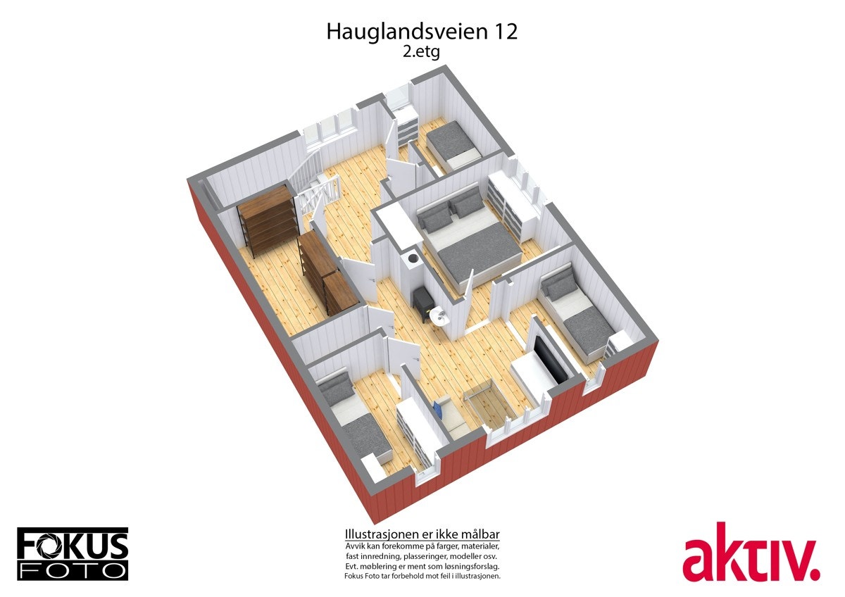 Aktiv 3D - 2. etasje Galleribilde