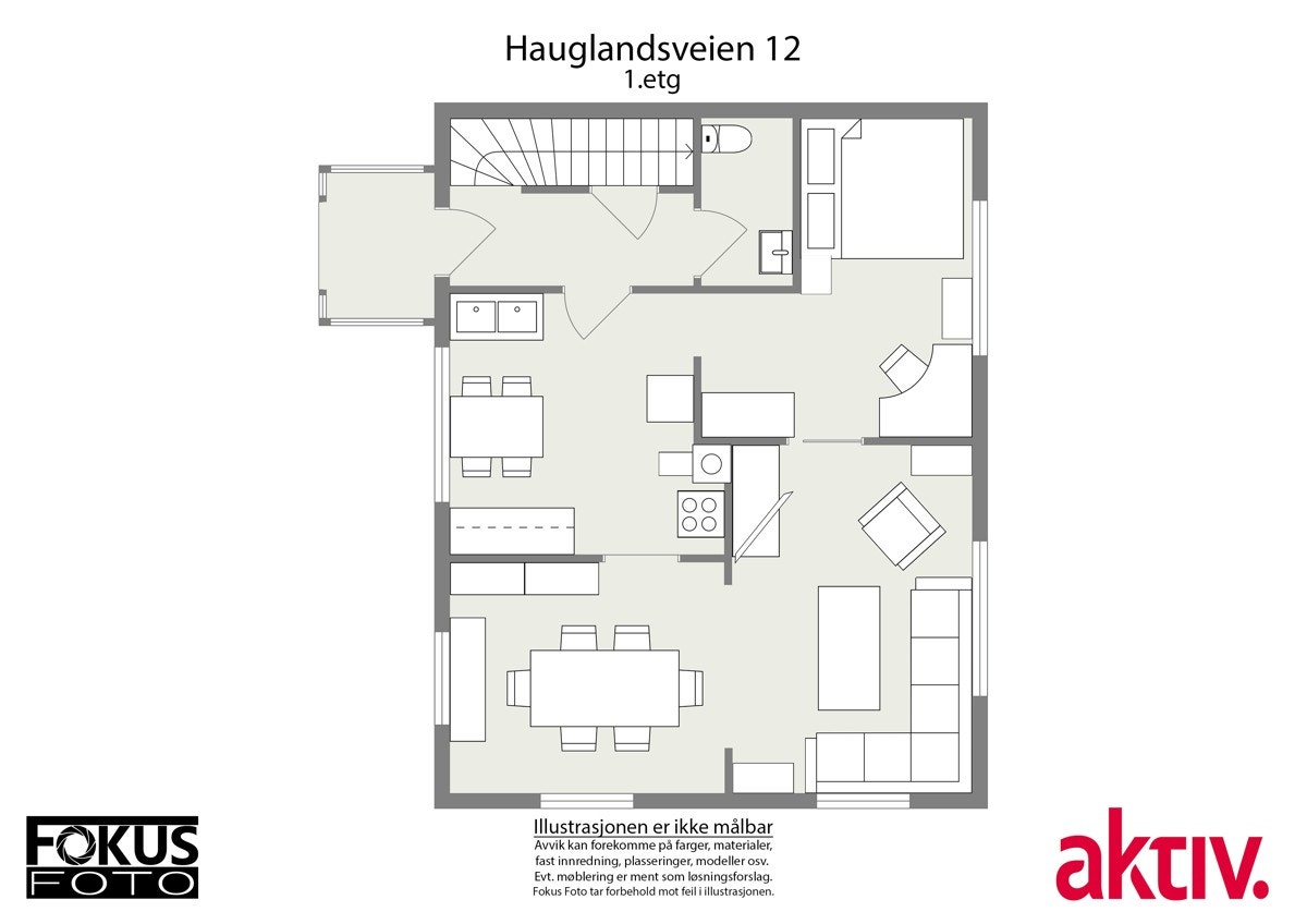 Aktiv 2D - 1. etasje Galleribilde