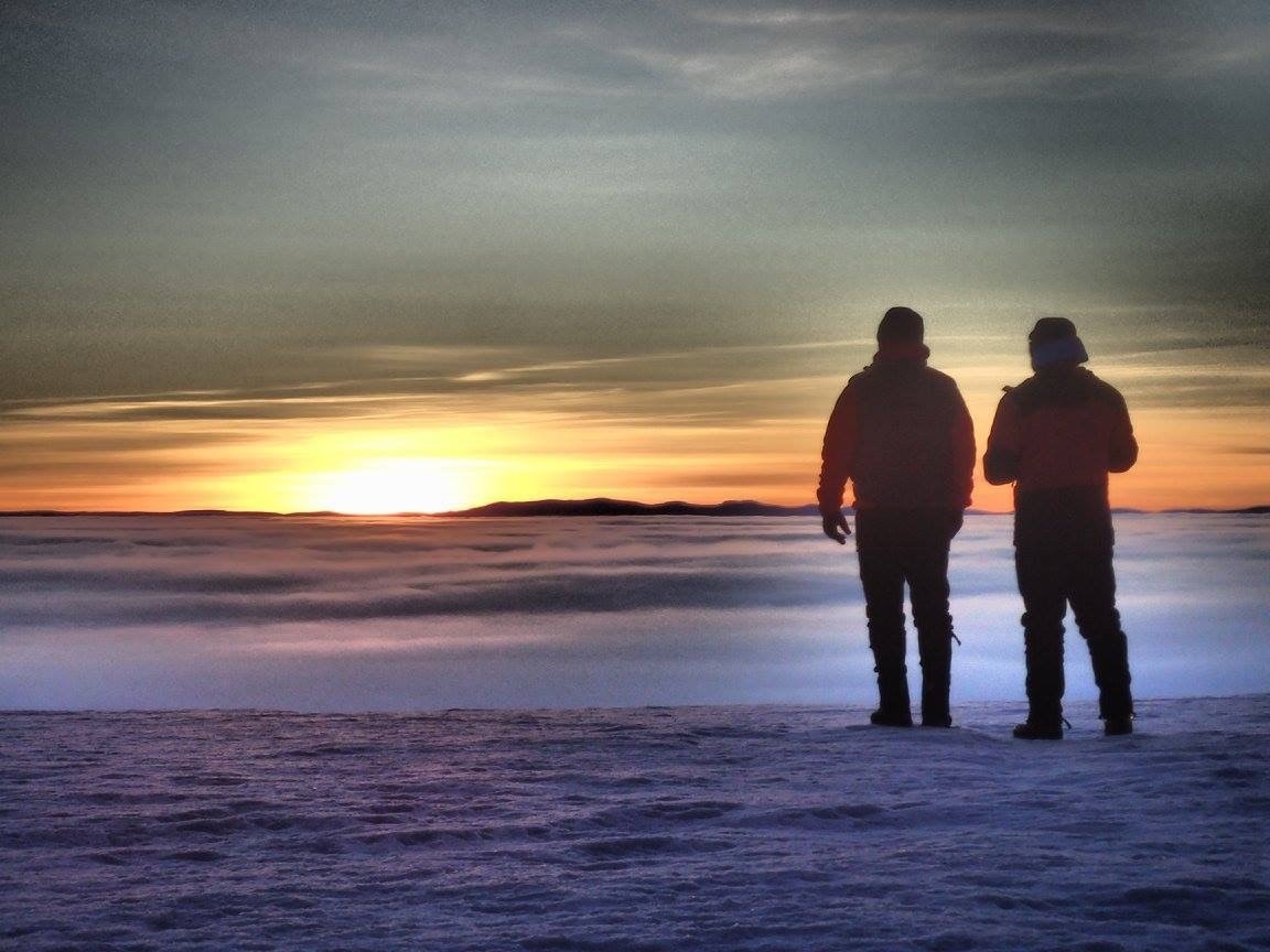 Solnedgang og ganske kaldt..
foto: Radoslaw Pyrka Galleribilde
