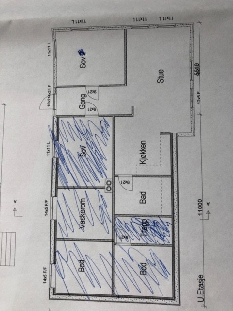 plantegning Galleribilde