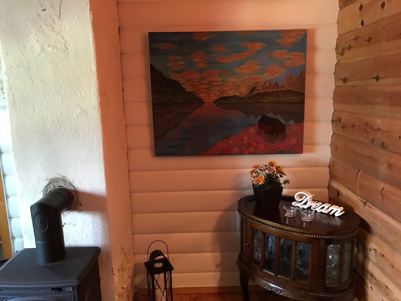 Varmen fra vedovn gir glede og gode drømmer! Galleribilde