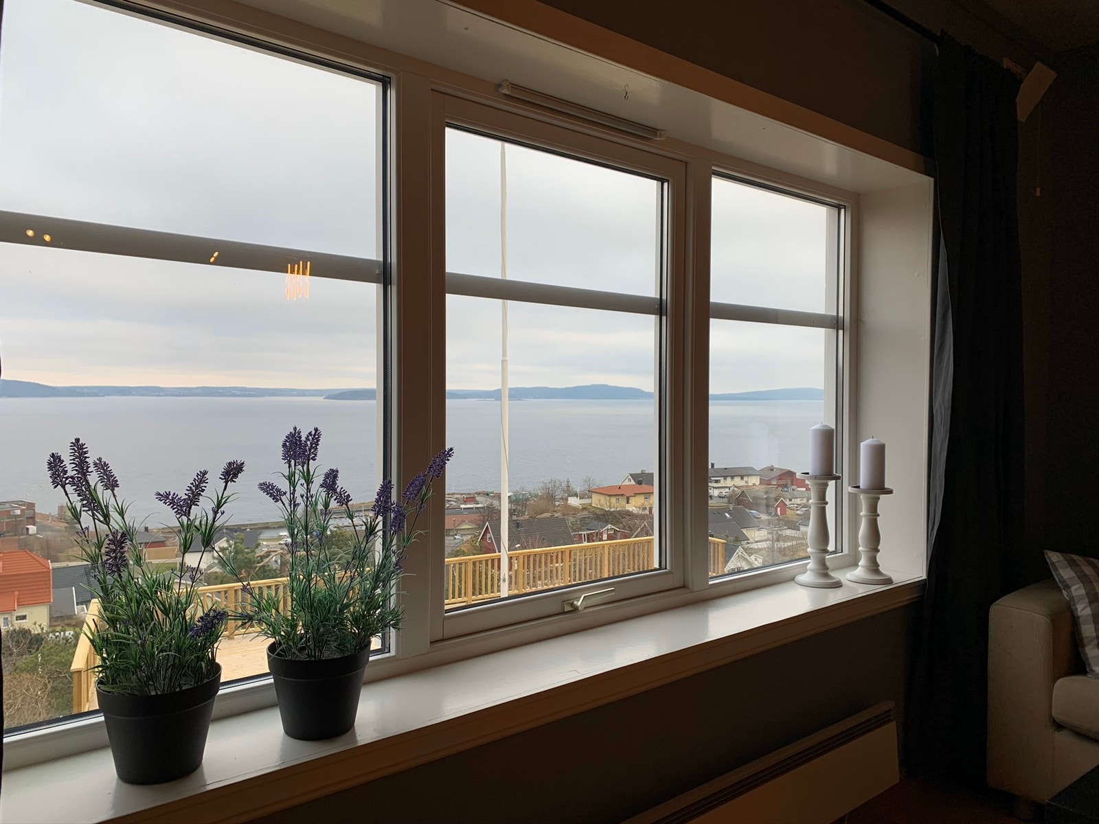 Utsikt fra stuen Galleribilde