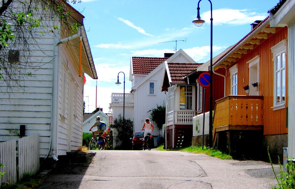 Bymiljø i Åsgårdstrand Galleribilde