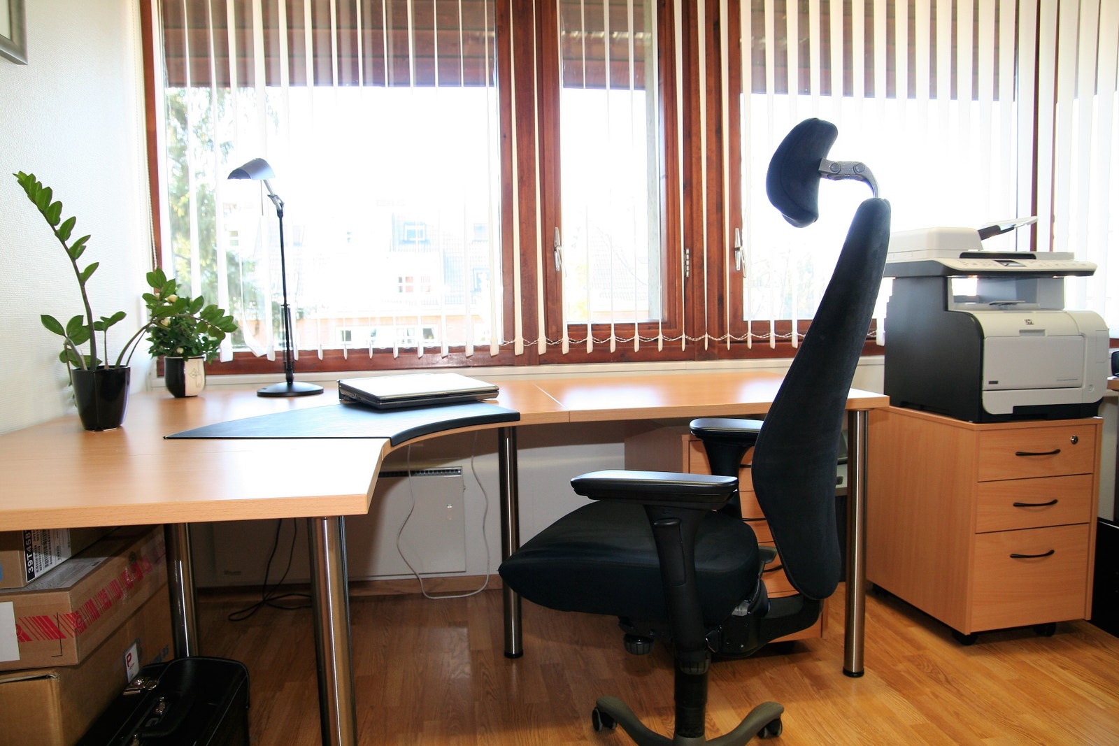 Detalj fra utleiet kontor Galleribilde