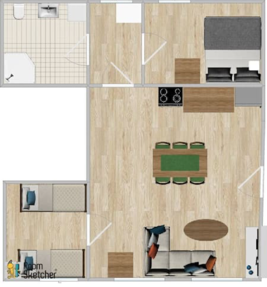 Plantegning (cirka mål) Galleribilde