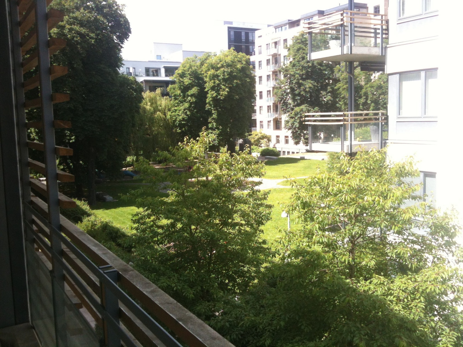 Utsikt til parken Galleribilde