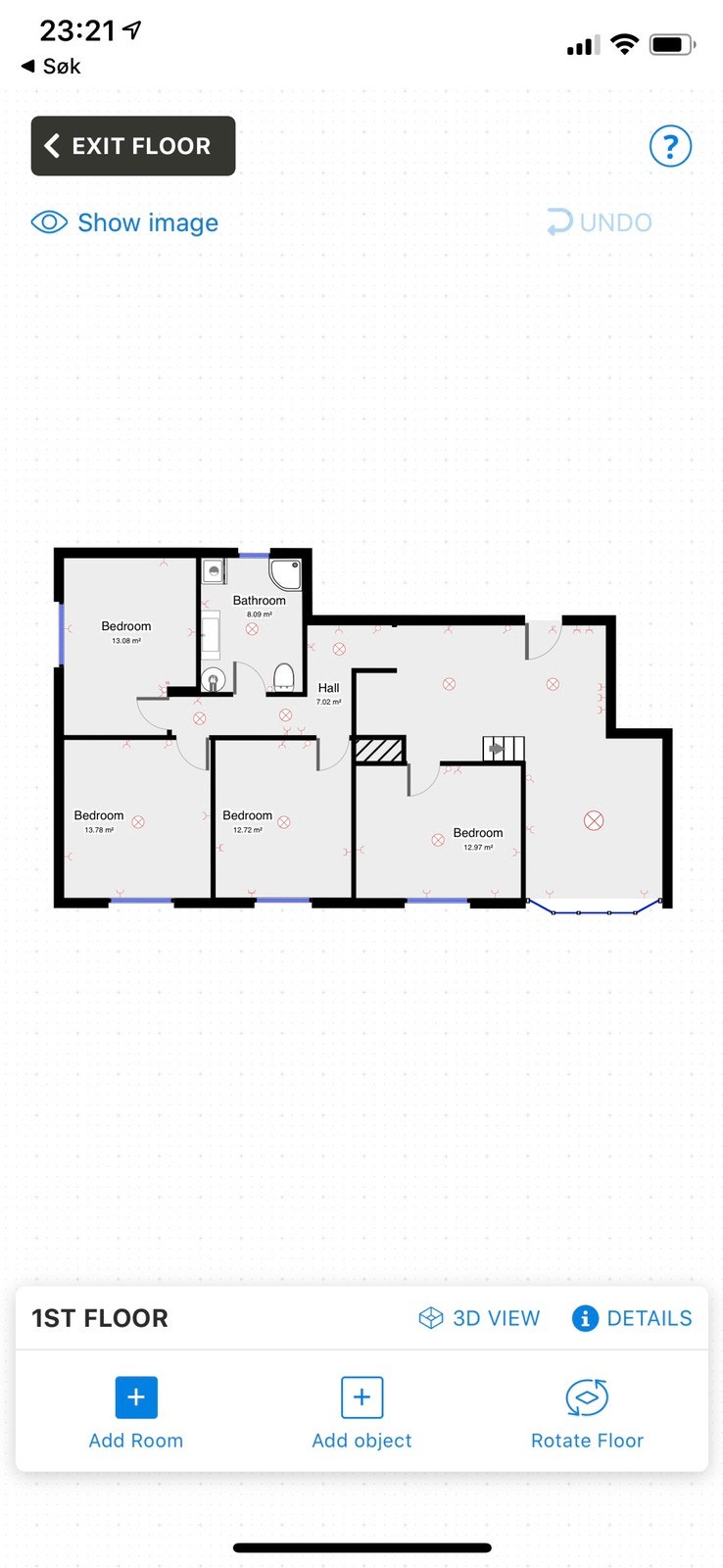 Plantegning Galleribilde