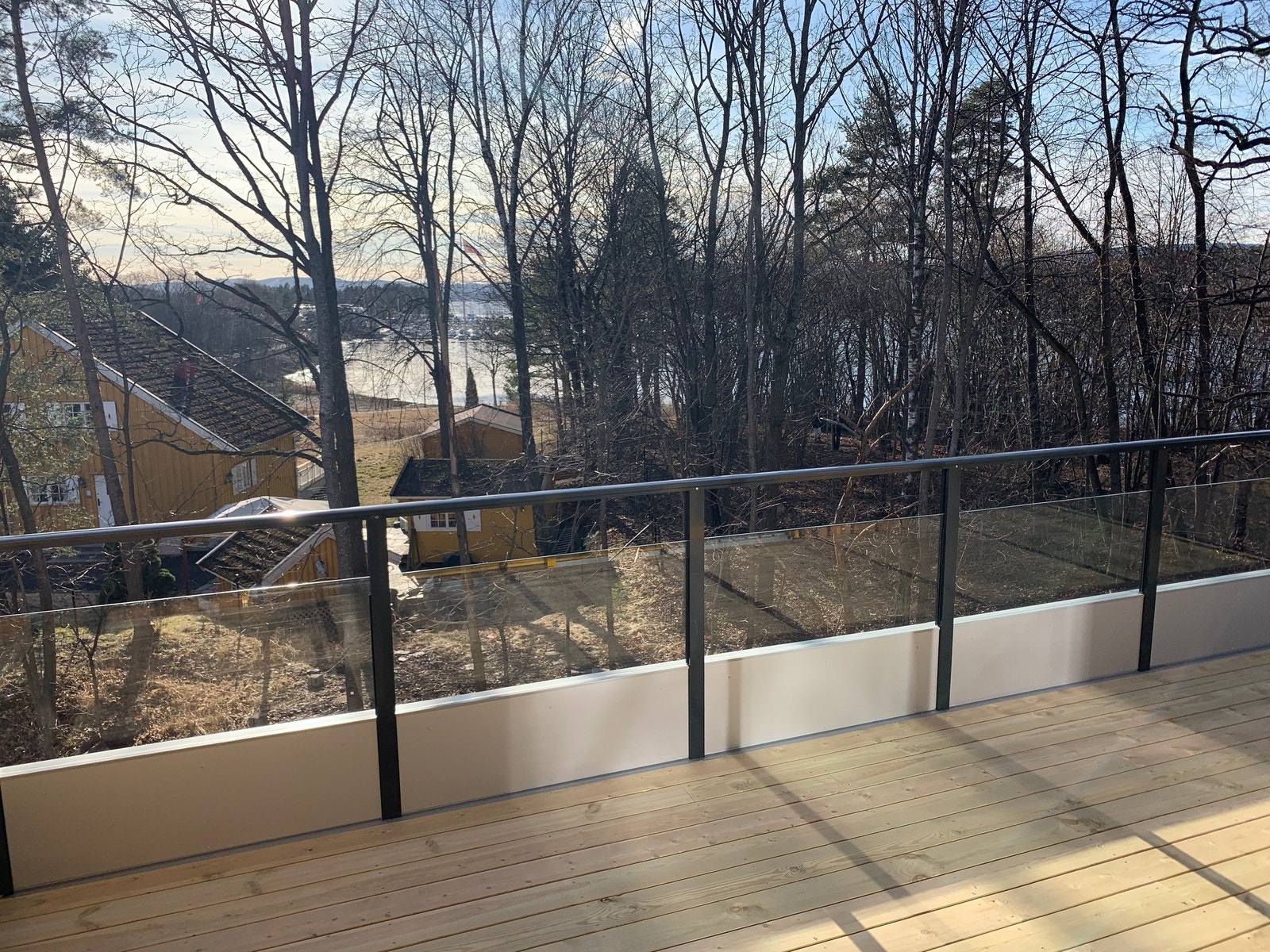 Terrasse med sjøutsikt Galleribilde