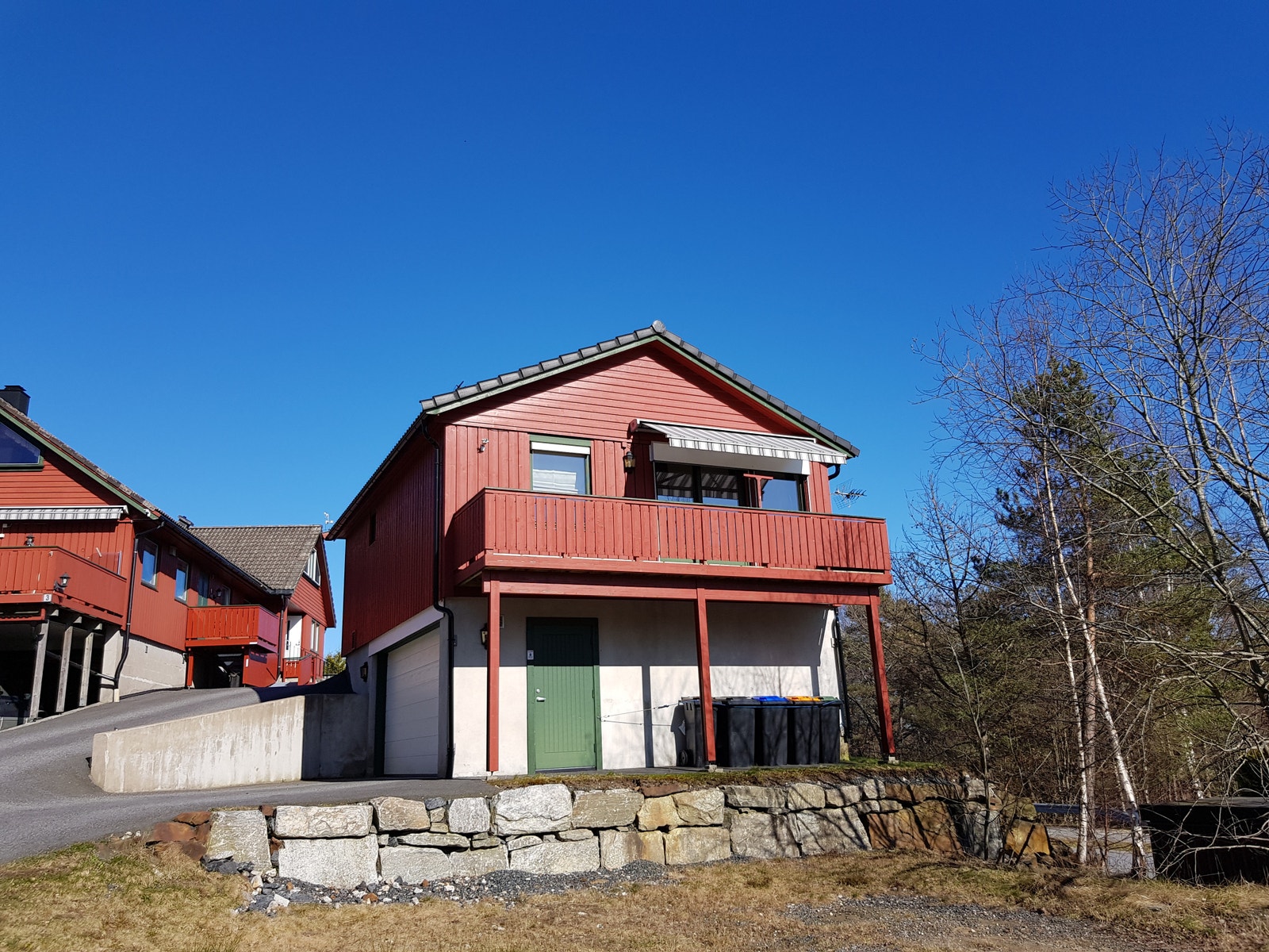 Veranda nr. 2 har god solforhold Galleribilde