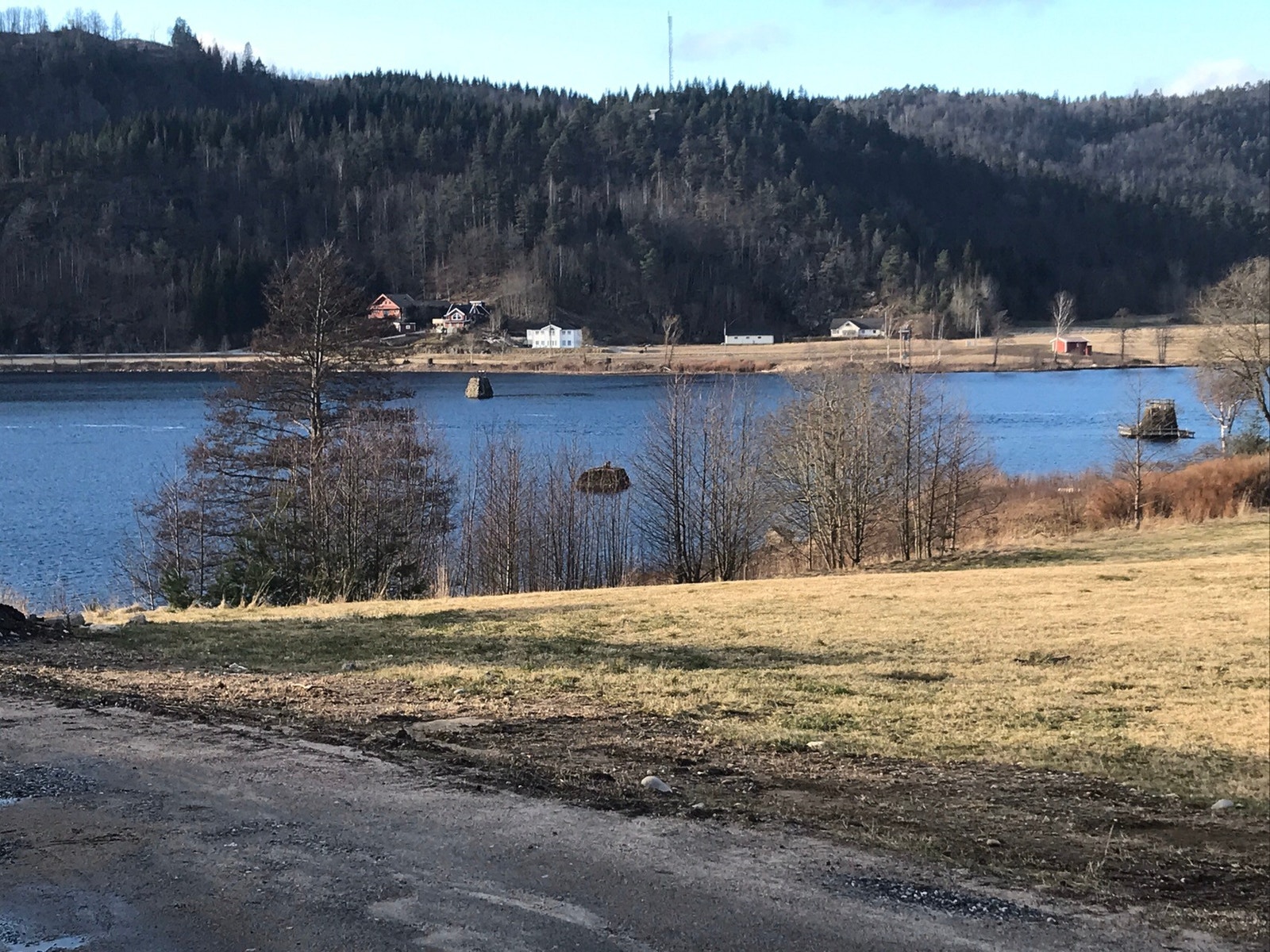 Flott utsikt i rolig område Galleribilde