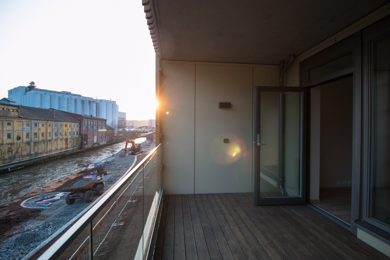 Utsikt fra balkong mot Jeløya Galleribilde