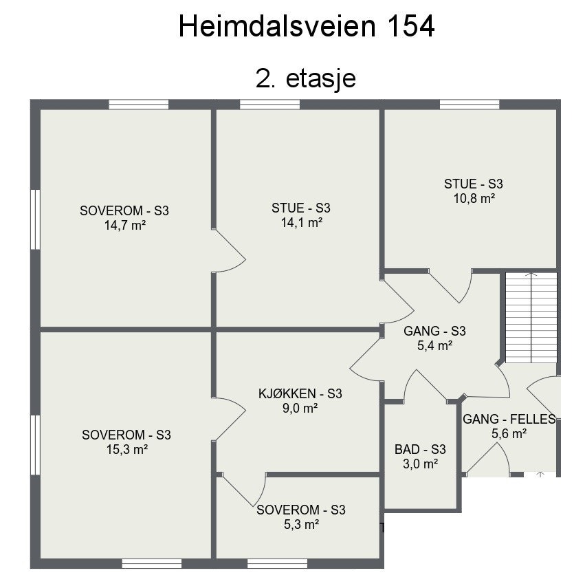 Snr 3 - Planløsning Galleribilde