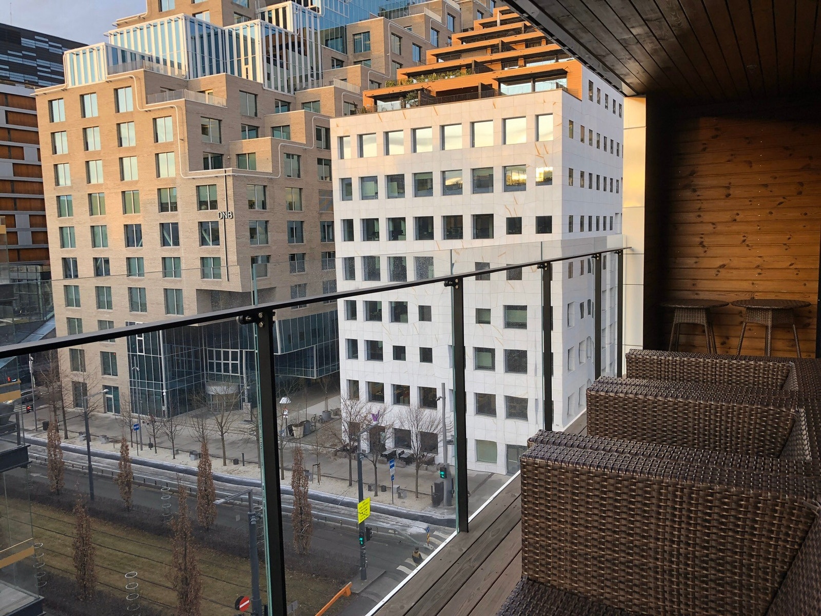 Fra balkongen Galleribilde