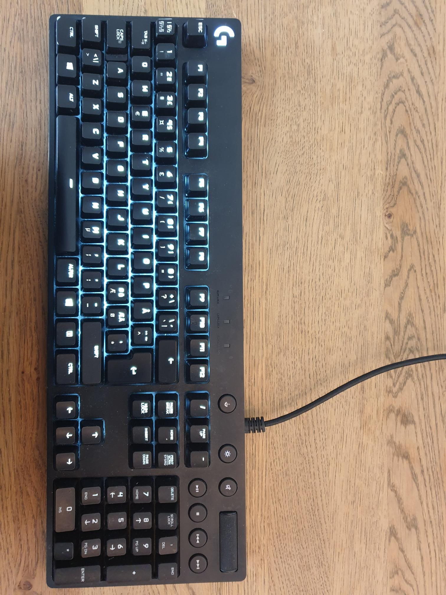 Gaming tastatur Logitech G610 mekanisk med lys | FINN.no Logitech G610 tastatur | FINN.no